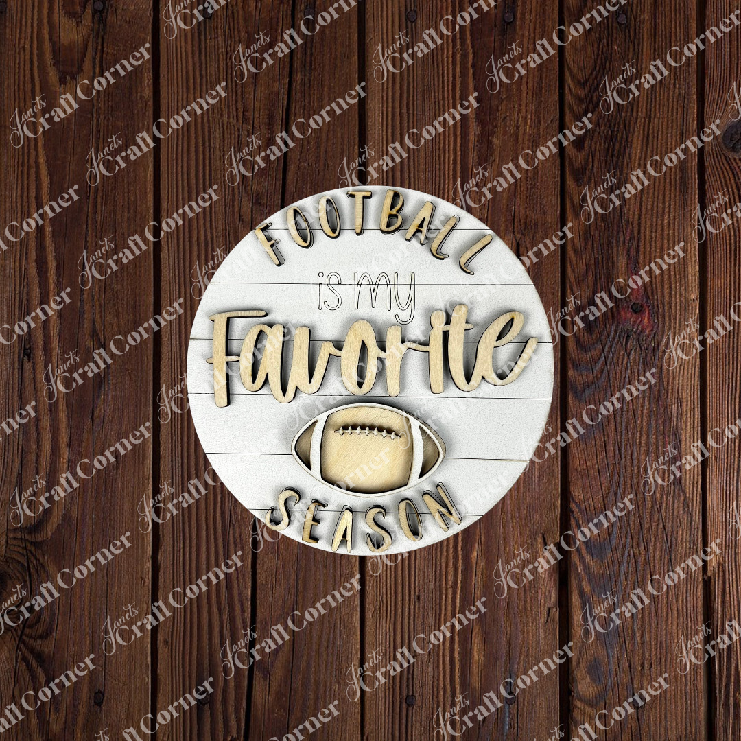 Football Decor Set - DIY craft kit - Choice of 5