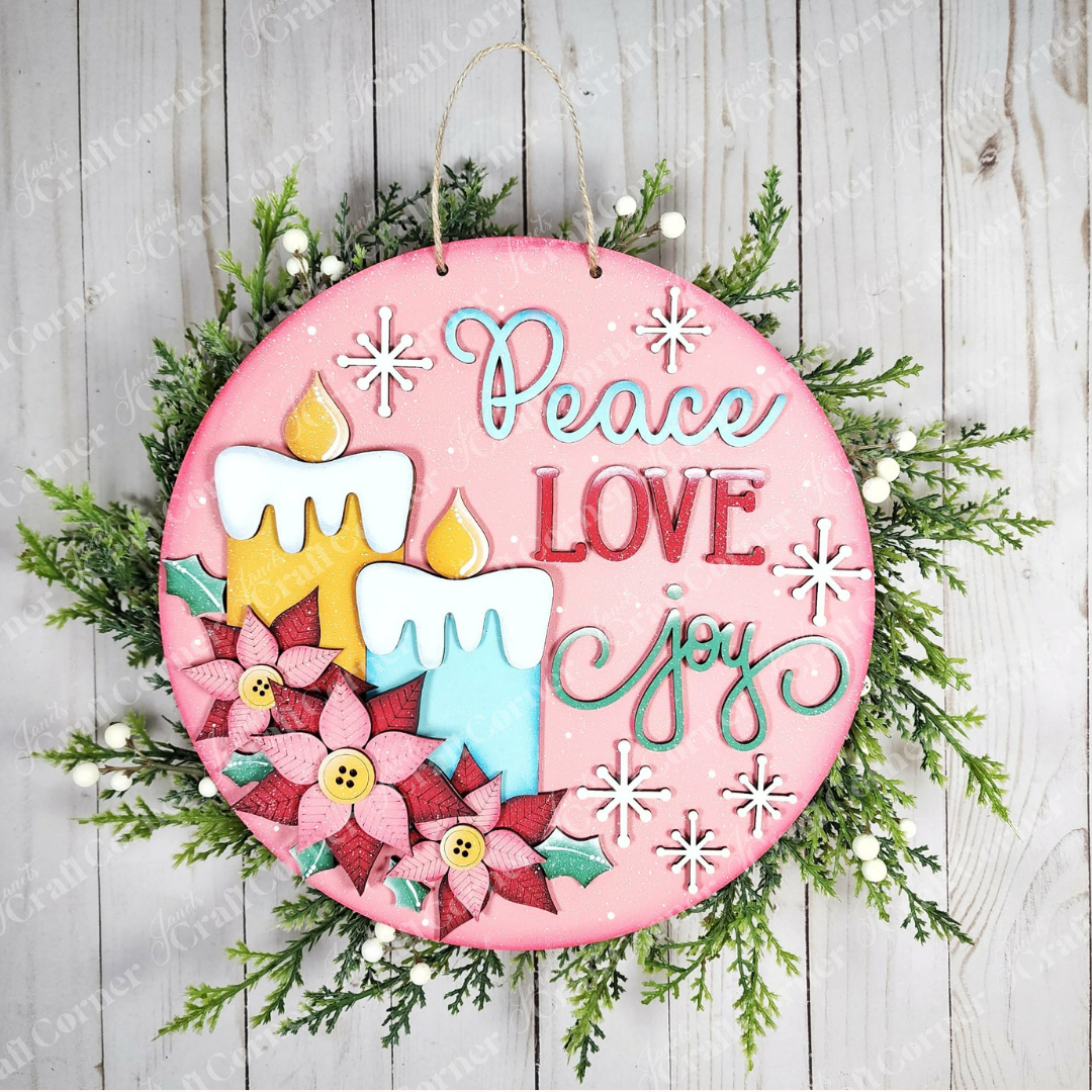 Poinsettia Wall Hanger