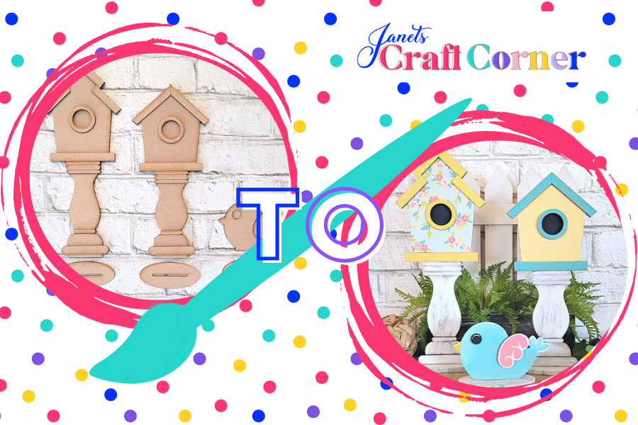 Bring Whimsical Charm to Your Home with DIY Spindle Birdhouses