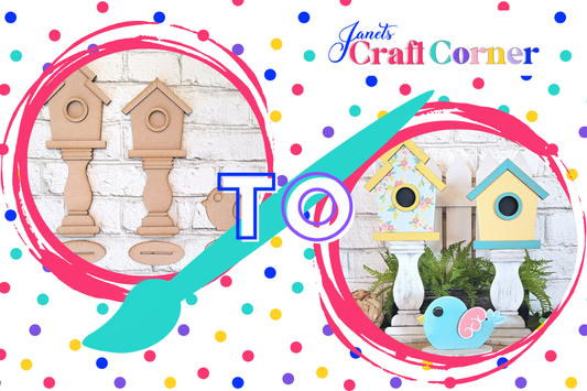 Bring Whimsical Charm to Your Home with DIY Spindle Birdhouses