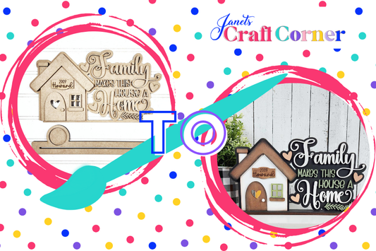 Elevate Your Home Decor with a DIY Family Home Word Art Votive Holder