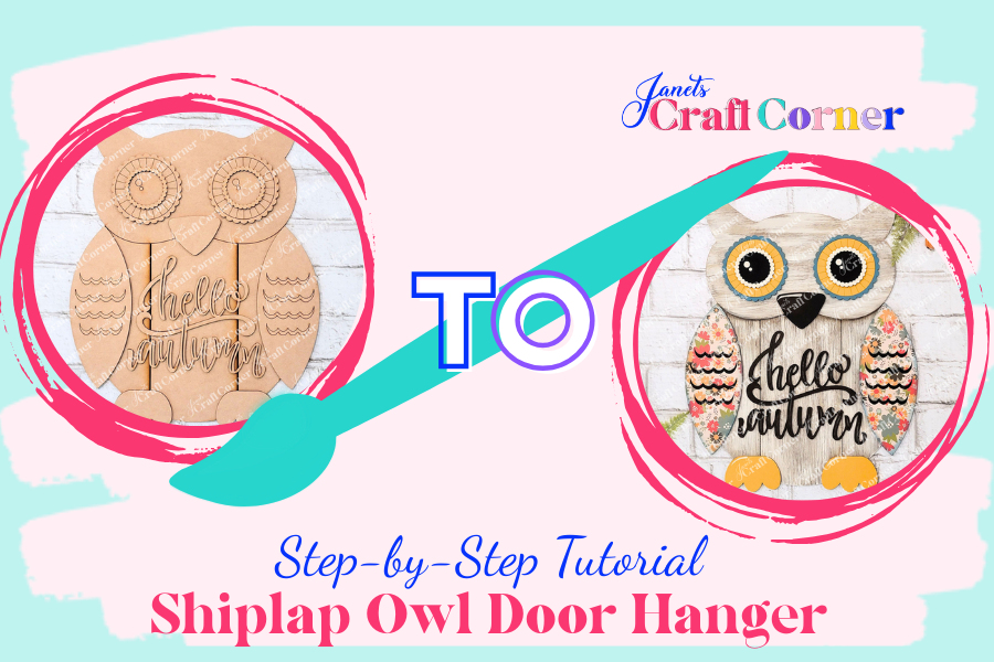 Crafting the Charming Shiplap Owl Door Hanger: A Step-by-Step Tutorial