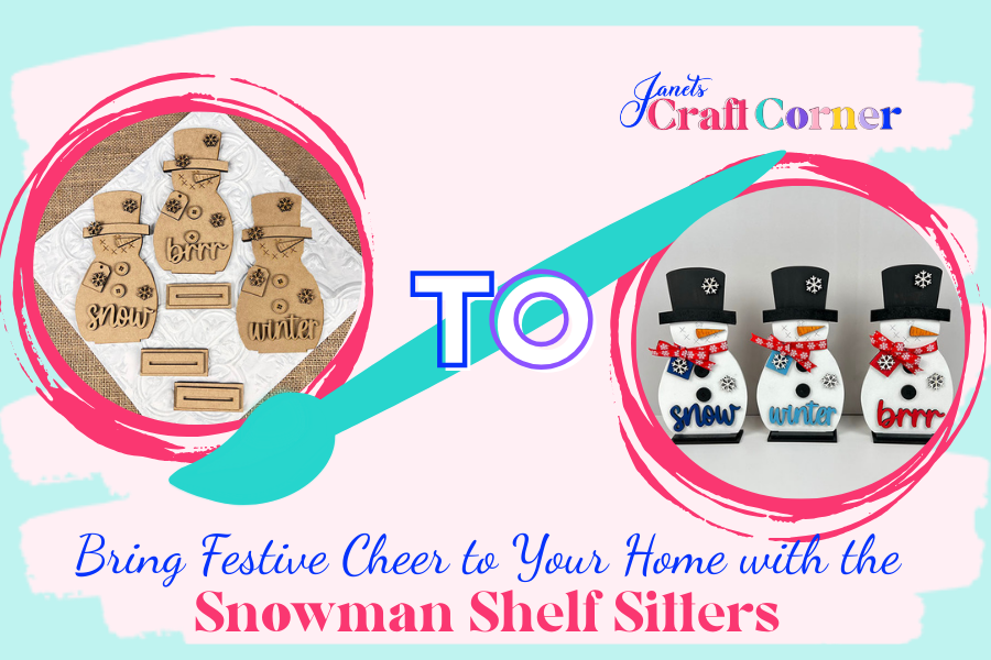 Bring Festive Cheer to Your Home with DIY Snowman Shelf Sitters