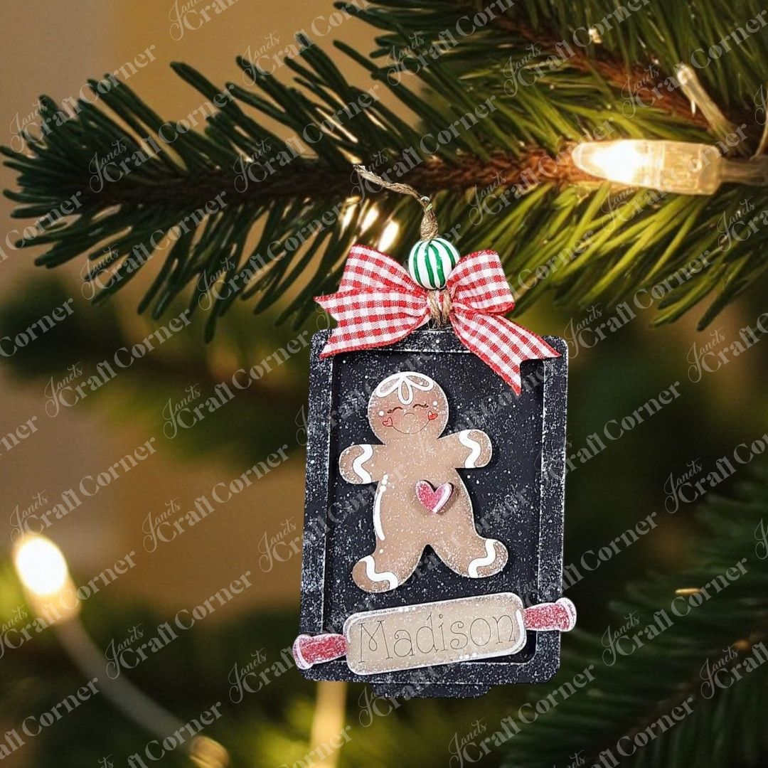 Personalized Ornaments - Painted - Choice of 3