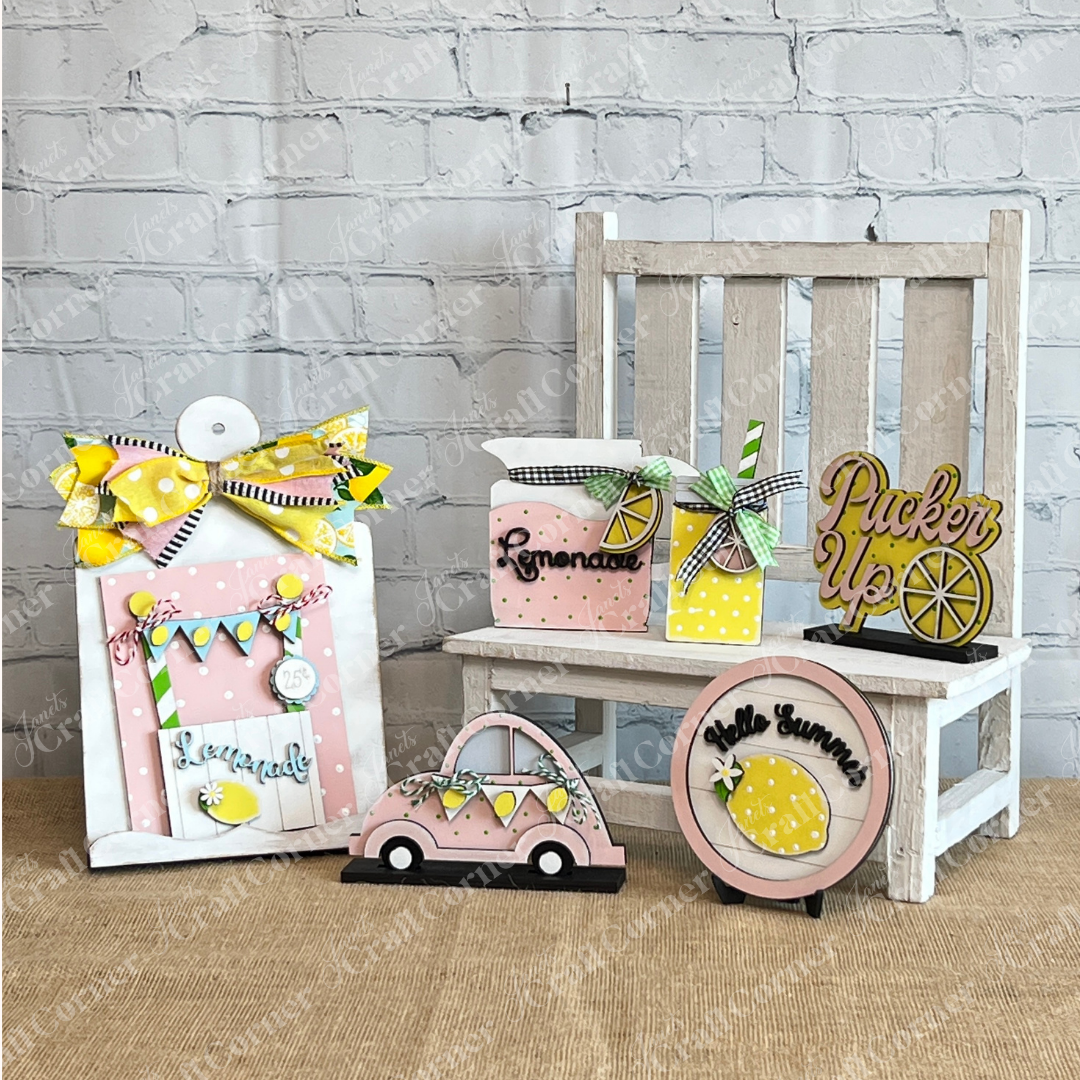 May 2026 - Pink Lemonade Decor Set - Crafted by You! Repurchase