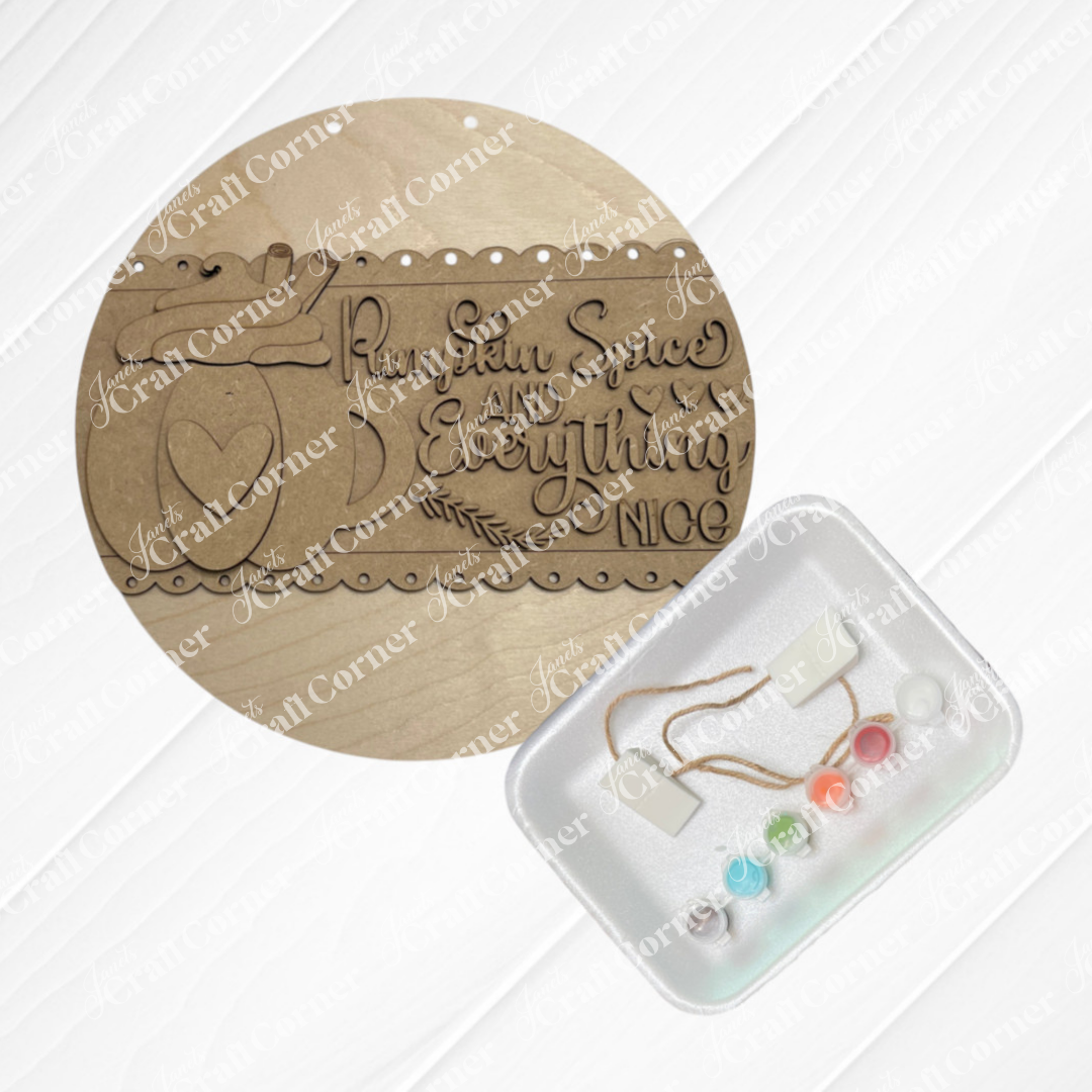 August 2026 - Pumpkin Spice Wall Hanger - Crafted by You! Repurchase