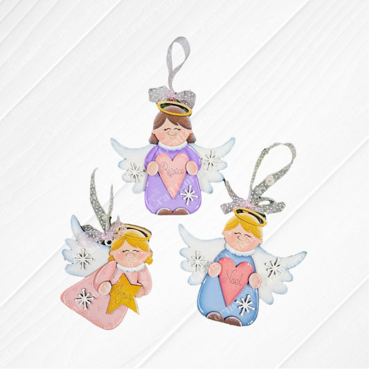 Sweet Angel Ornaments - Painted