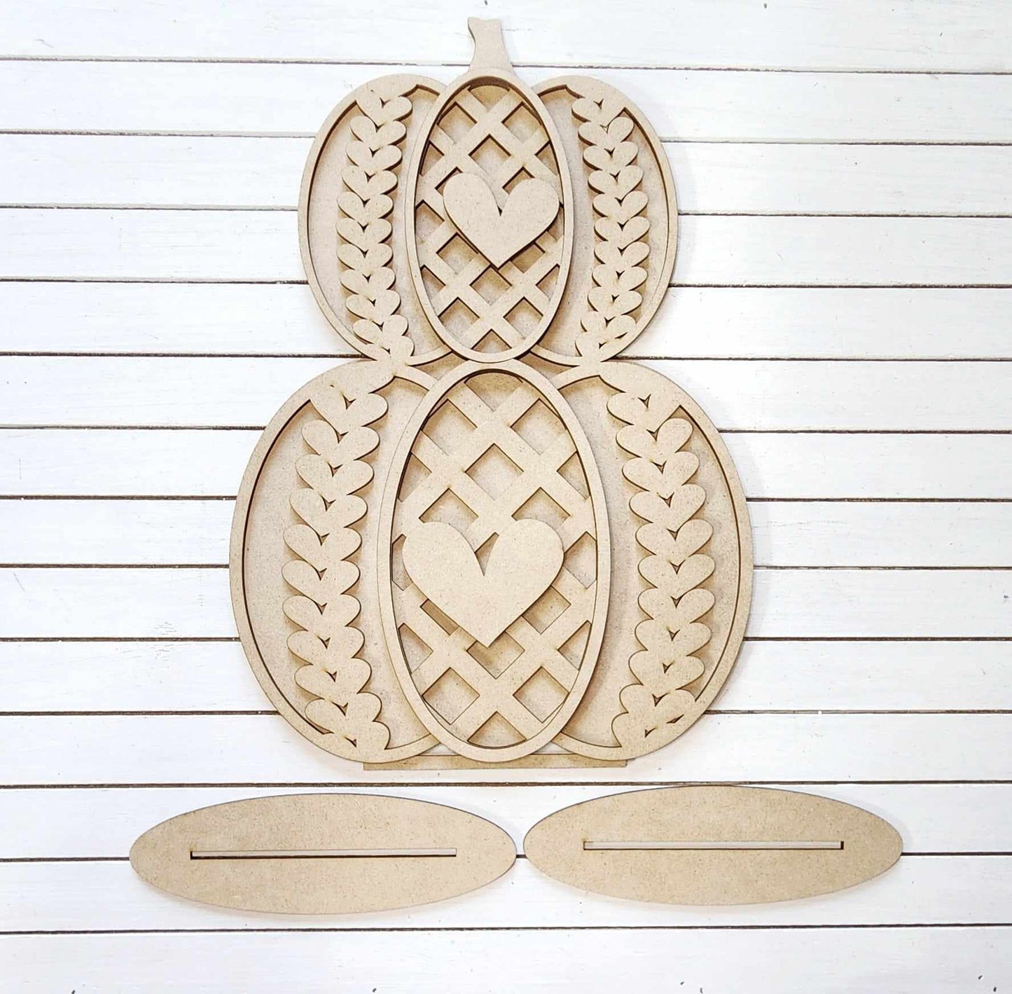 Sweater Pumpkin Shelf Sitters - Set of 3 | DIY home decor craft kit