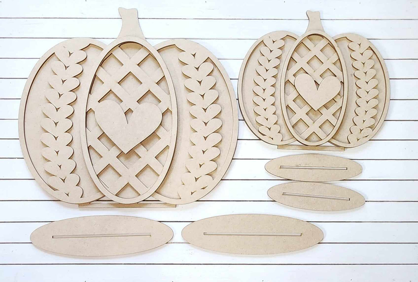 Sweater Pumpkin Shelf Sitters - Set of 3 | DIY home decor craft kit