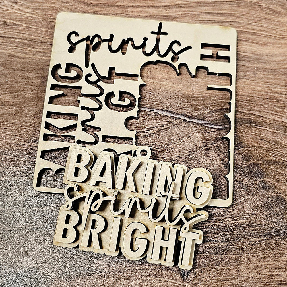 Baking Spirits Bright Ornaments - Set of 4 | DIY Decoration Kits