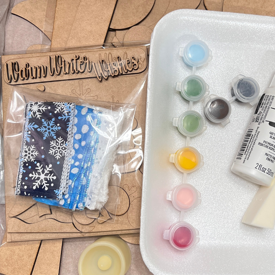 Give the gift of creativity with Janet's Craft Corner’s GIFT SUBSCRIPTION for Crafted by You!—a monthly craft kit featuring a “Warm Winter Wishes” card, snowflake fabric, paints, brush, and more for winter fun.