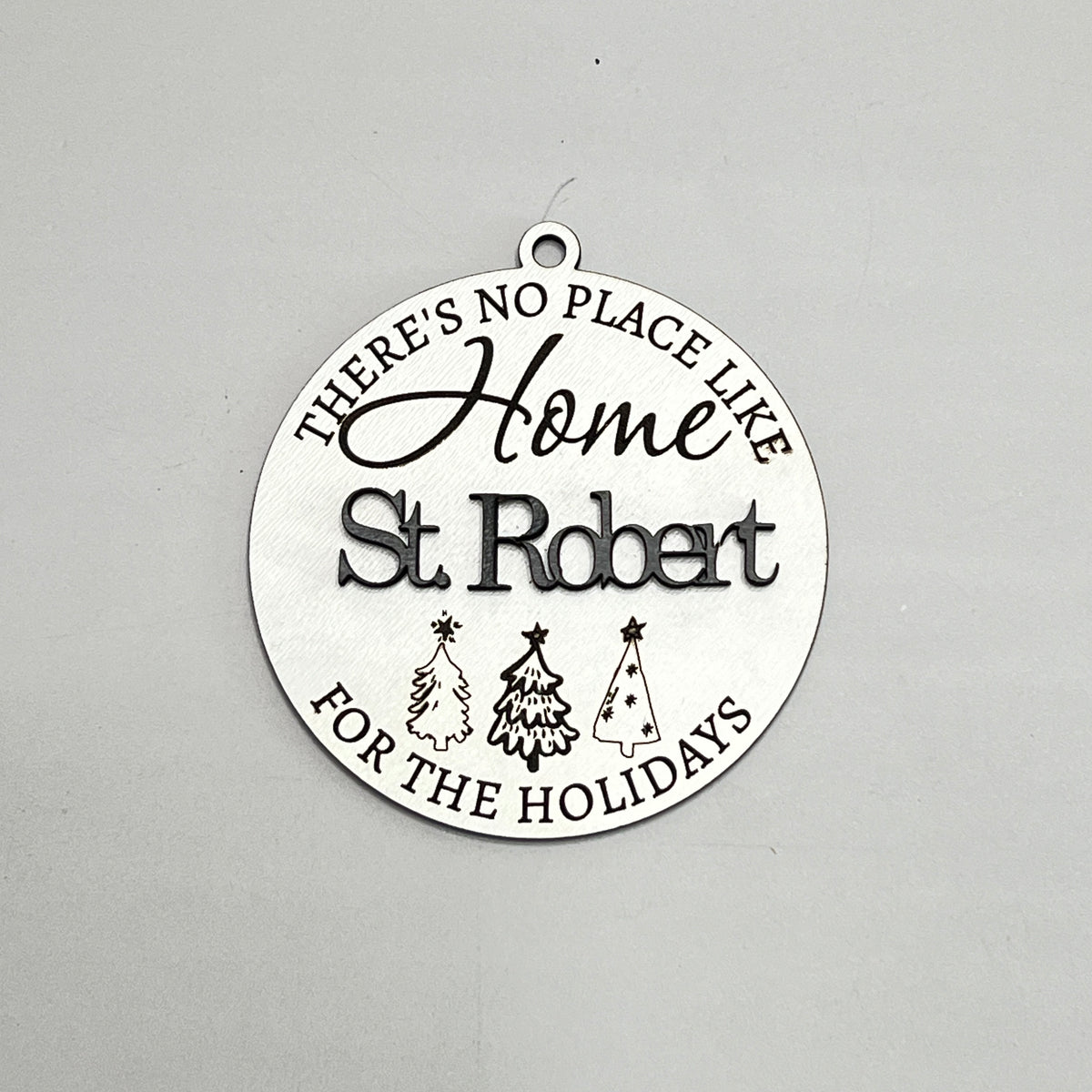 No Place Like Home Ornament - Personalized Ornament - Set of 1