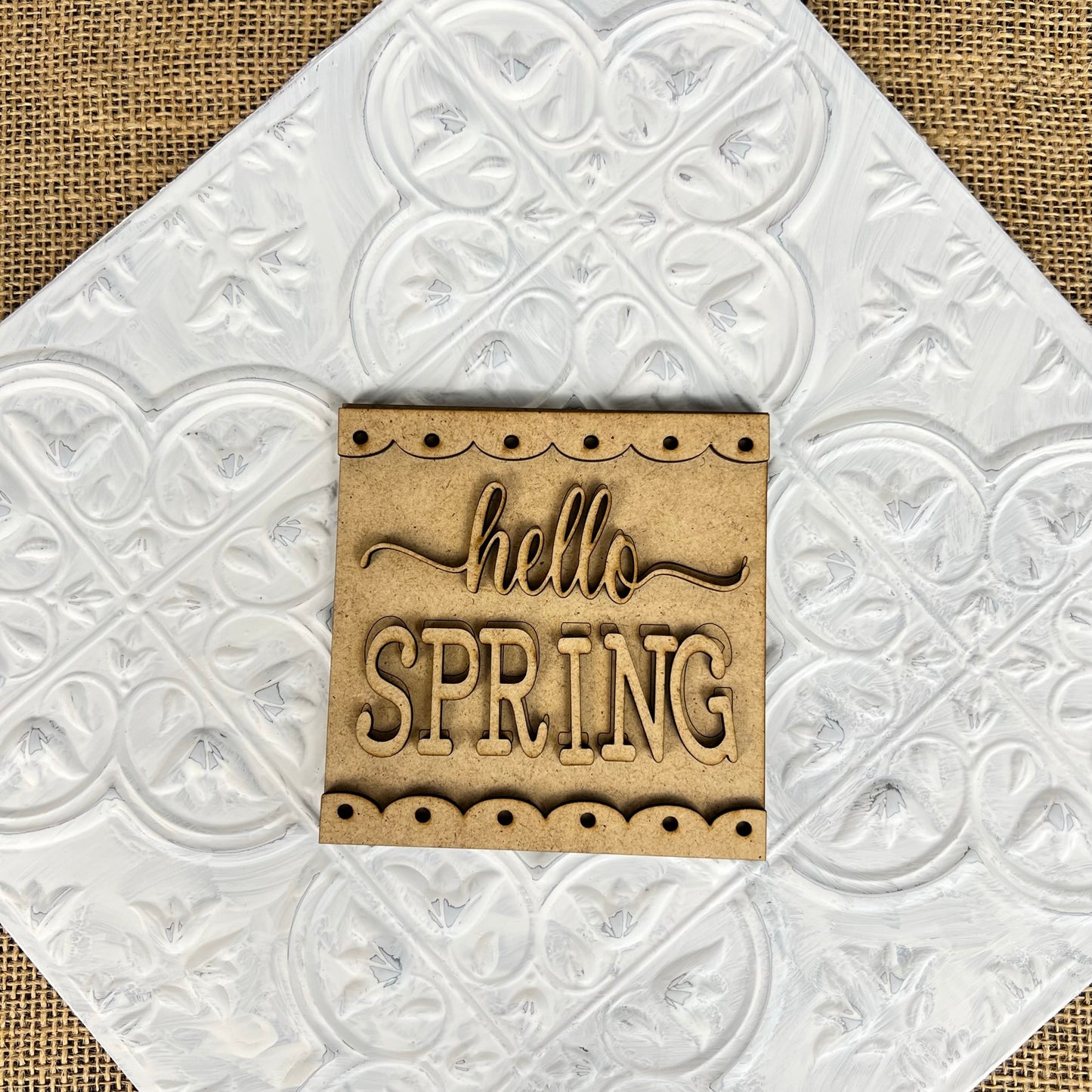 Spring Interchangeable Squares