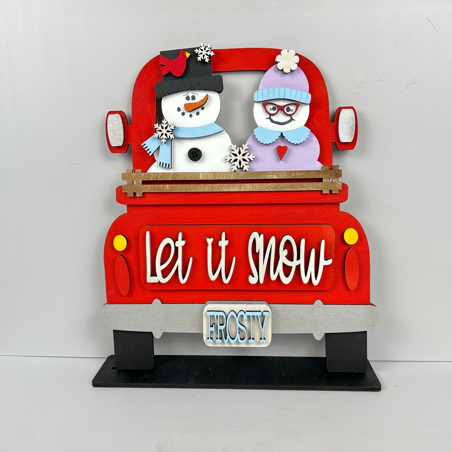 Let It Snow Interchangeable Insert | DIY home decor kit