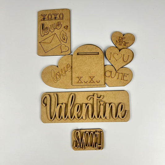 Valentine Interchangeable Insert | DIY home decor kit