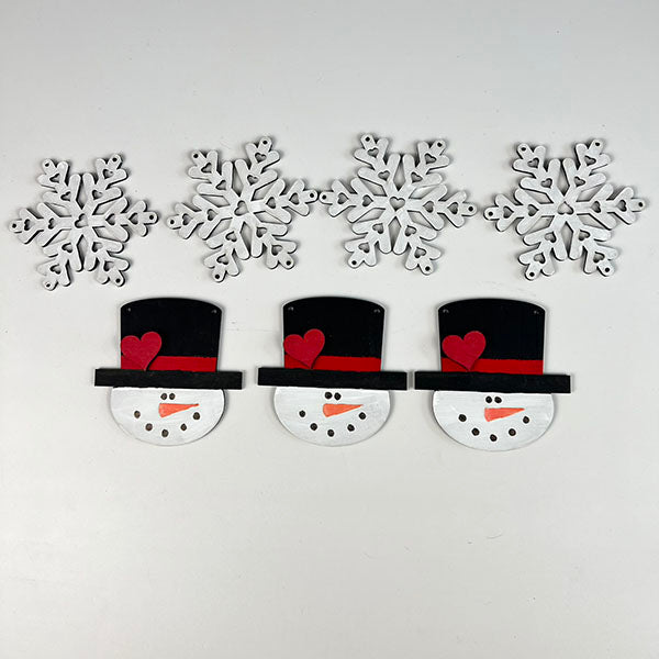 Snowman and Snowflake Banner