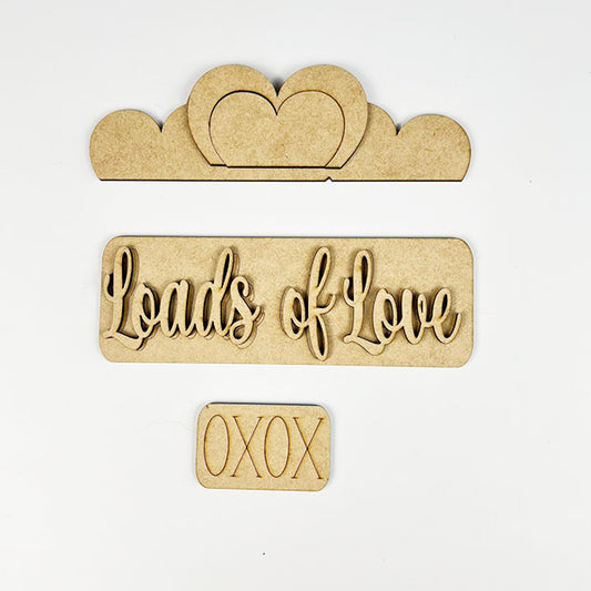 Loads of Love Interchangeable Insert | DIY home decor kit