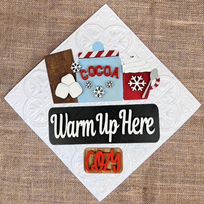 Hot Cocoa Interchangeable Insert - Painted