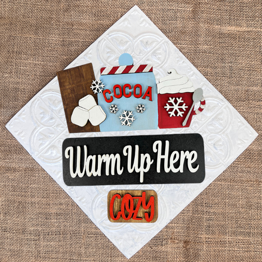 Hot Cocoa Interchangeable Insert - Painted