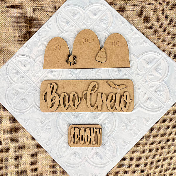 Boo Crew Interchangeable Insert  | DIY home decor kit