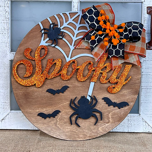 Spooky Halloween Door Hanger