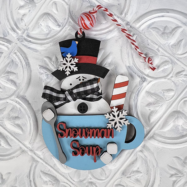 Snowman Soup Ornament