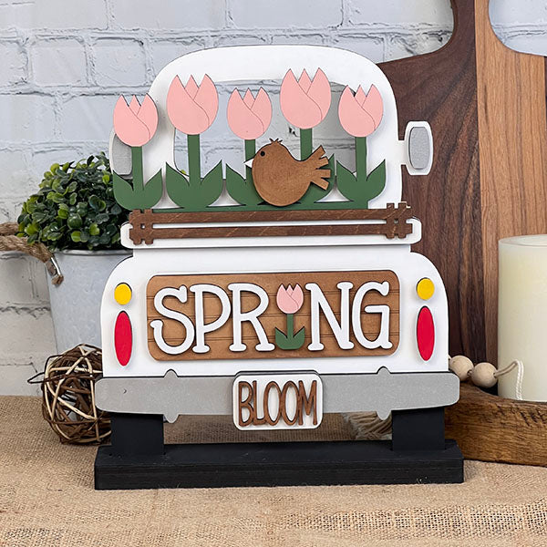 Spring Tulips Interchangeable Insert - Painted