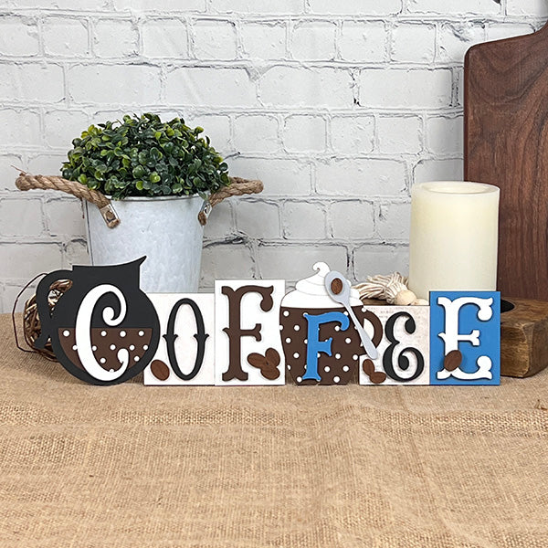 Coffee Word Block