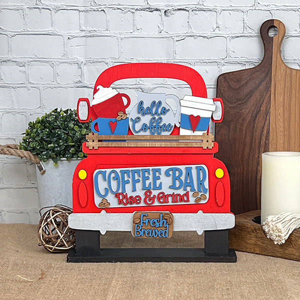 Coffee Bar Interchangeable Insert | DIY home decor kit