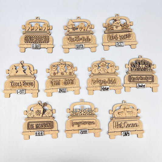 Antique Truck Ornament  | DIY Decoration Kits