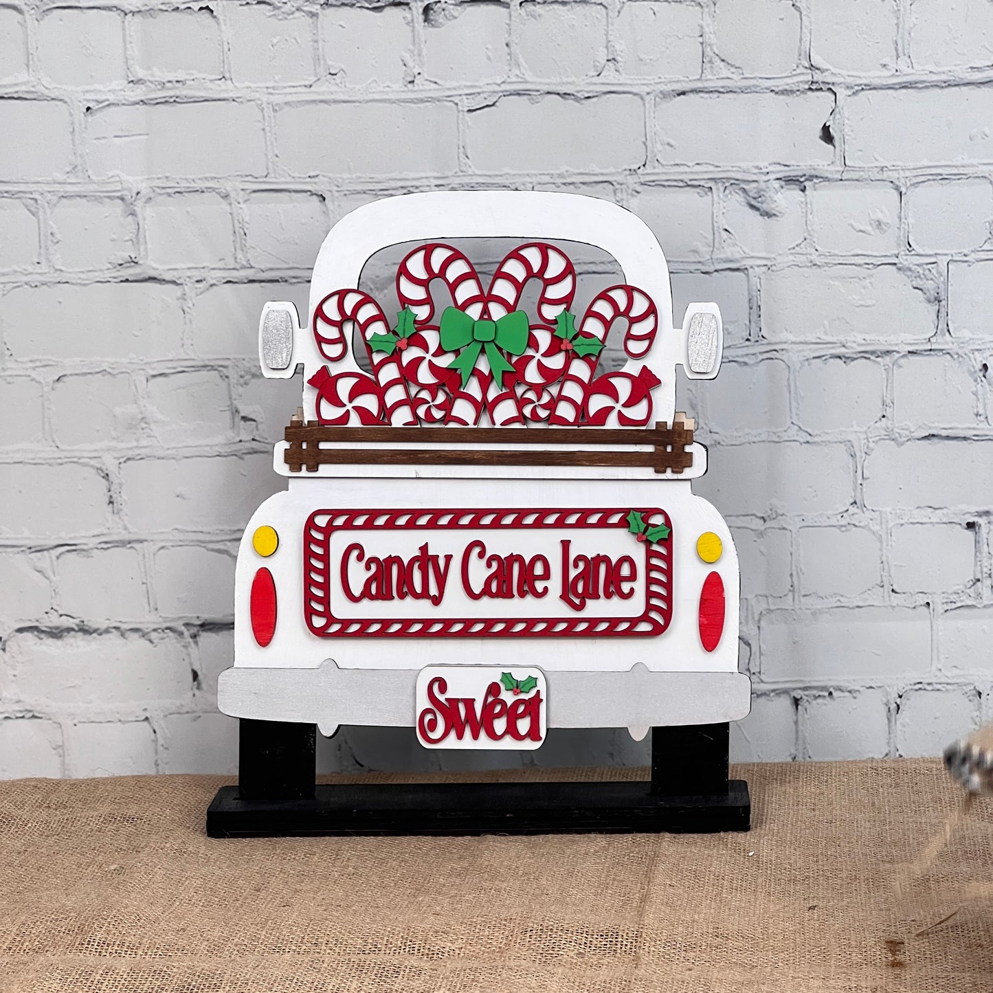 Candy Cane Lane Interchangeable Insert - Painted