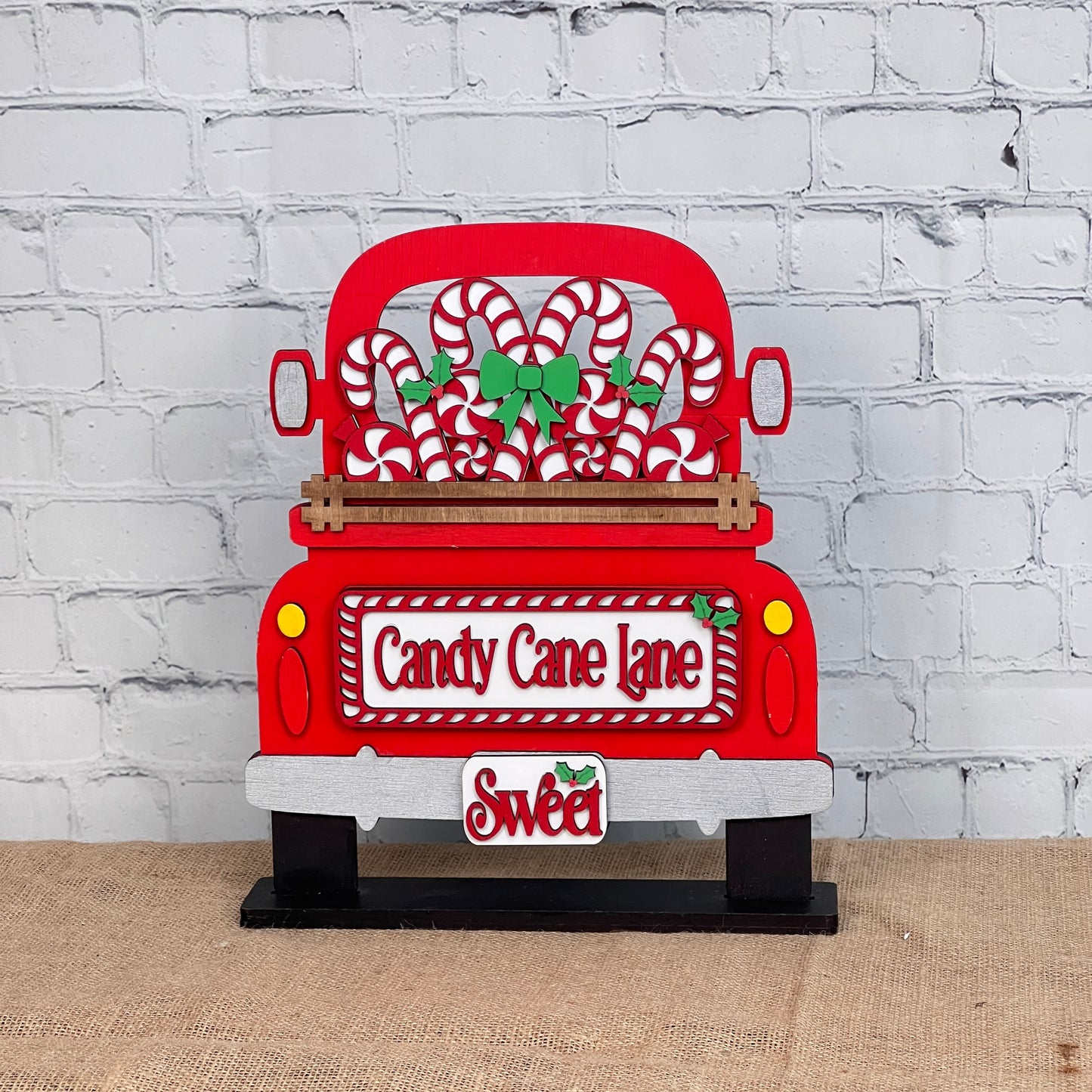 Candy Cane Lane Interchangeable Insert - Painted