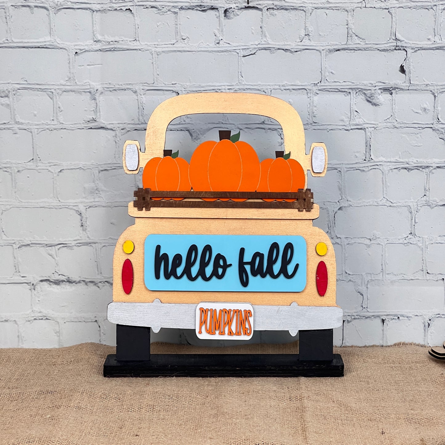 Hello Fall Interchangeable Insert - Painted