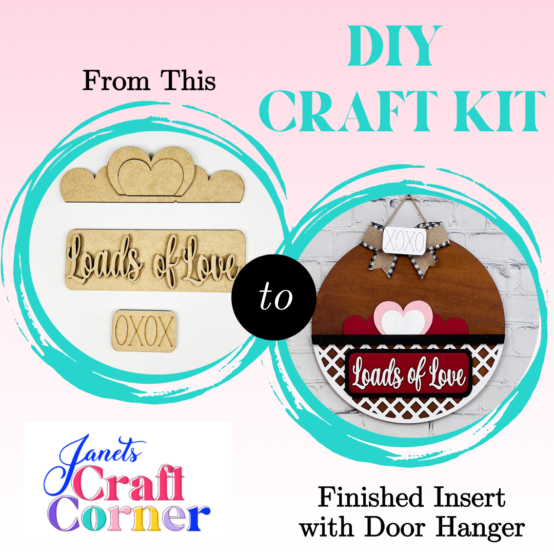 Loads of Love Interchangeable Insert - Painted