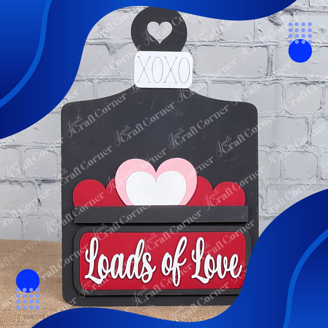 Loads of Love Interchangeable Insert - Painted