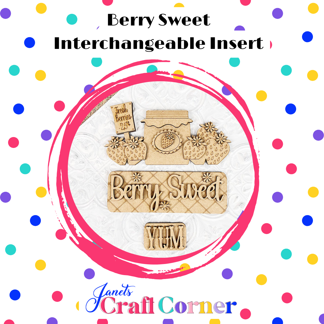 Berry Sweet Interchangeable Insert - Painted