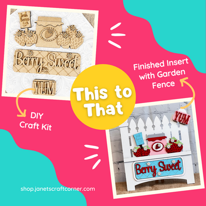 Berry Sweet Interchangeable Insert - Painted