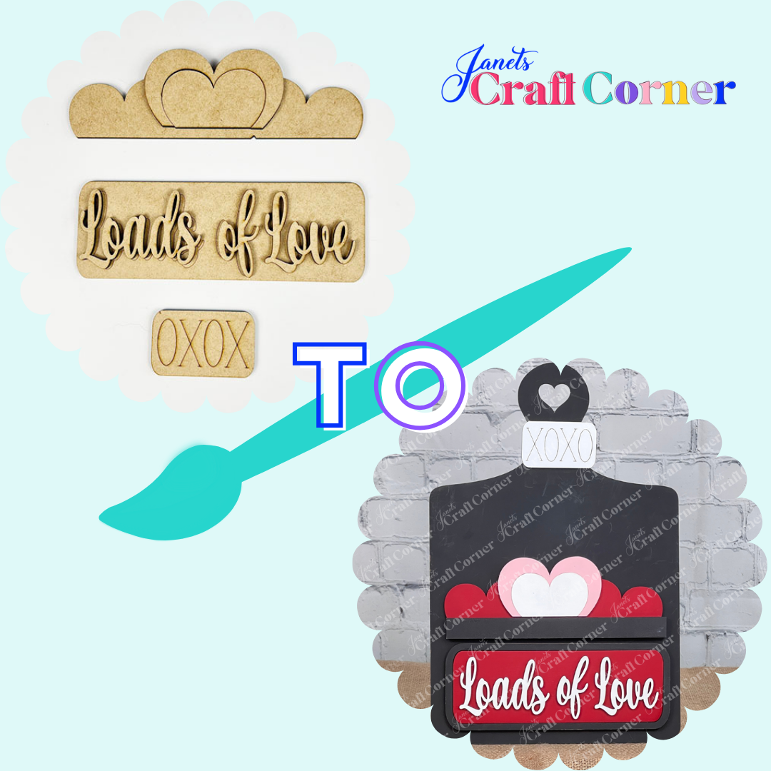 Loads of Love Interchangeable Insert - Painted