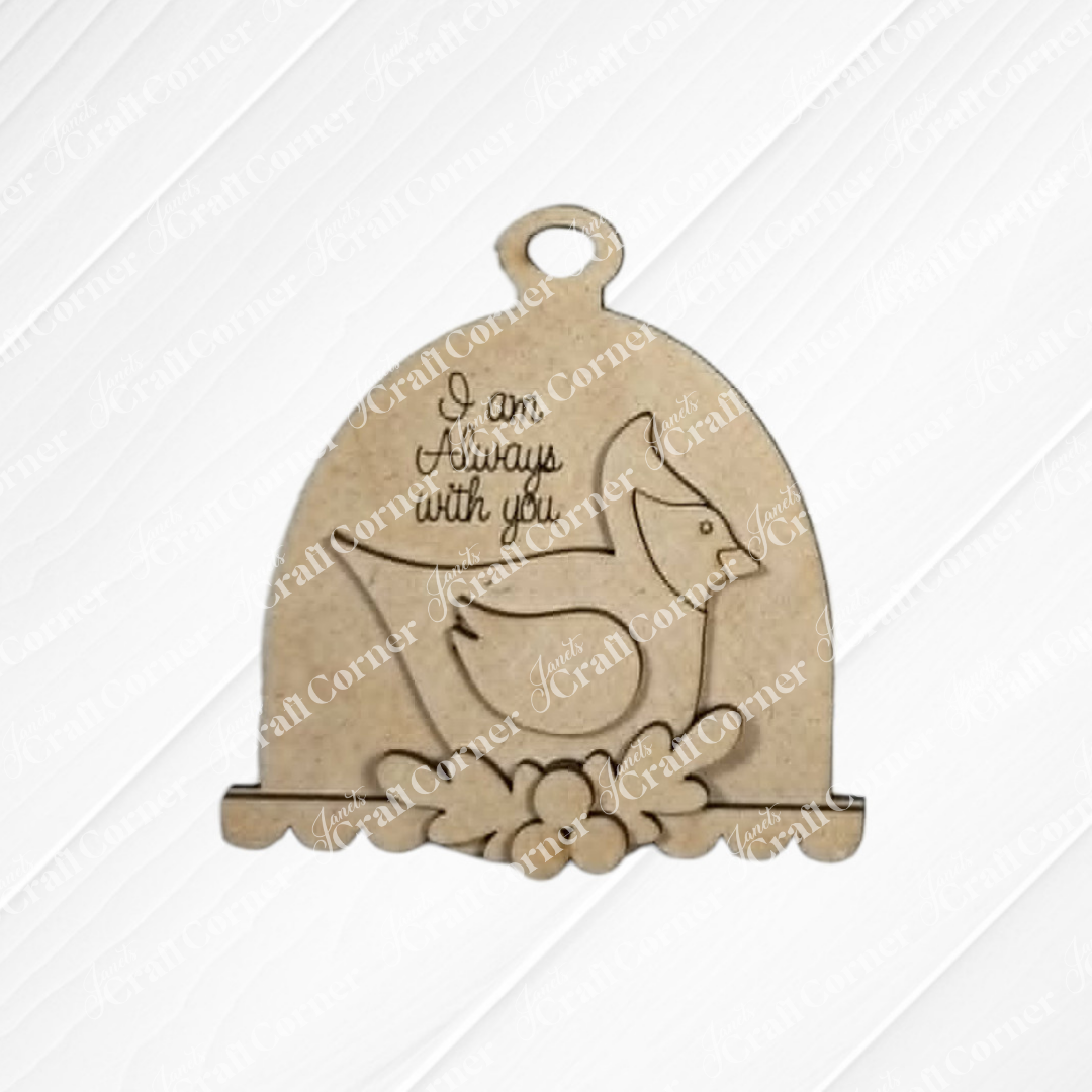 Cardinal Ornaments - DIY holiday craft kit - Choice of 3