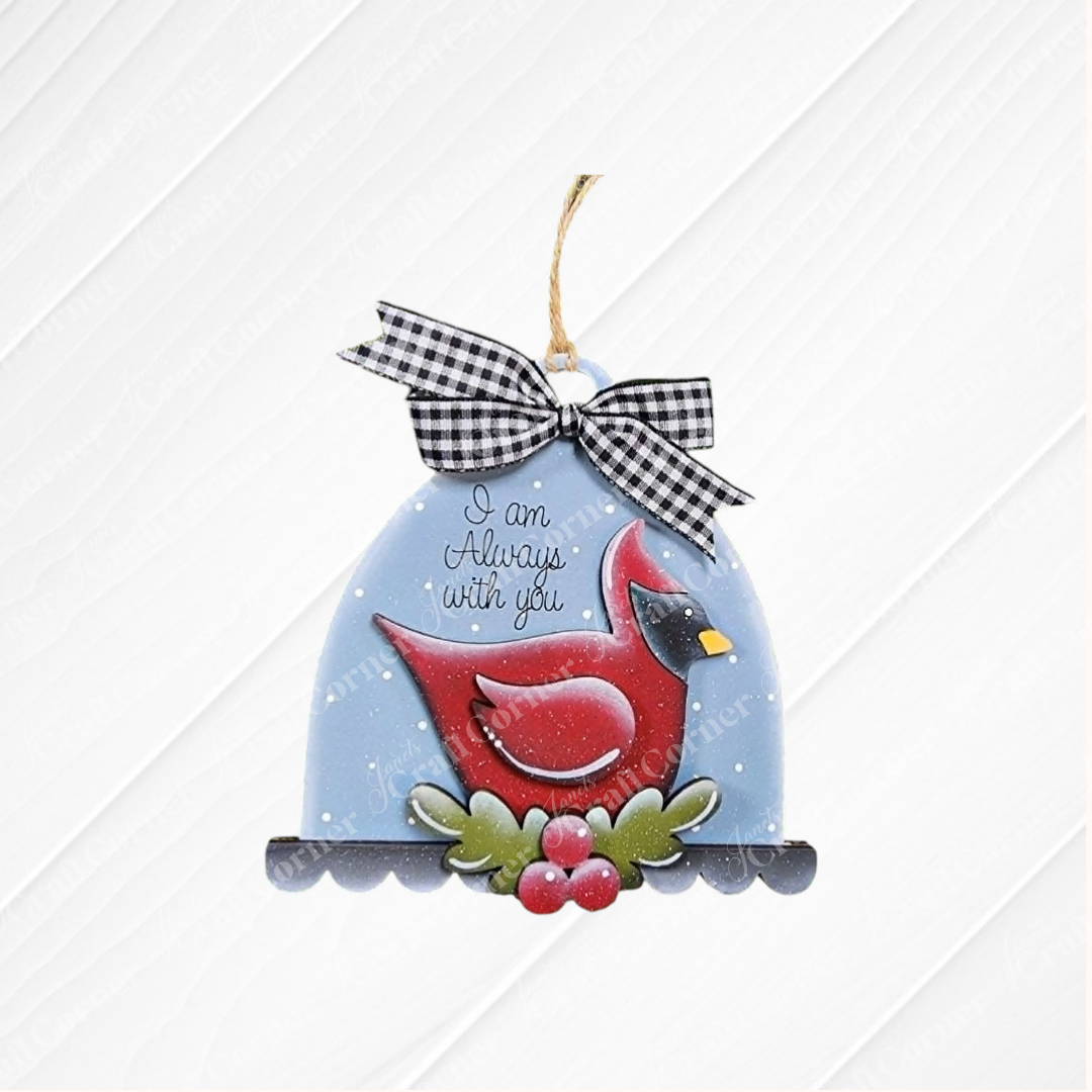 Cardinal Ornaments - DIY holiday craft kit - Choice of 3