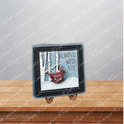 Cardinal Decor Set - DIY home decor craft kit - Choice of 4