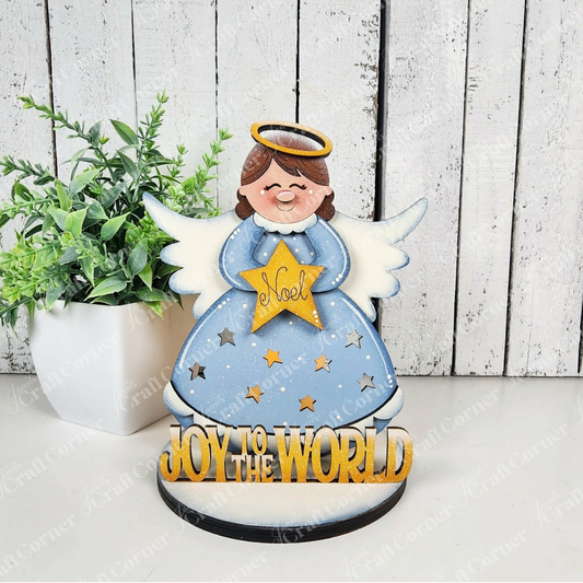 Angel Votive Shelf Sitter - DIY home decor craft kit - Set of 1