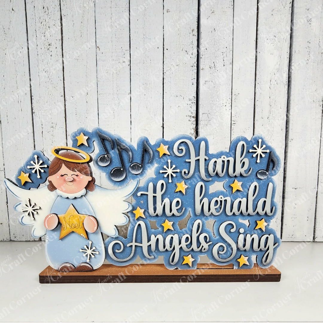 Angel Word Art Shelf Sitter