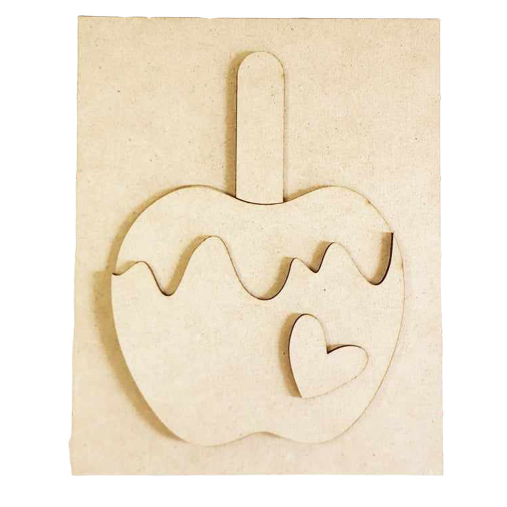 Caramel Apple Interchangeable Sign | DIY home decor craft kit