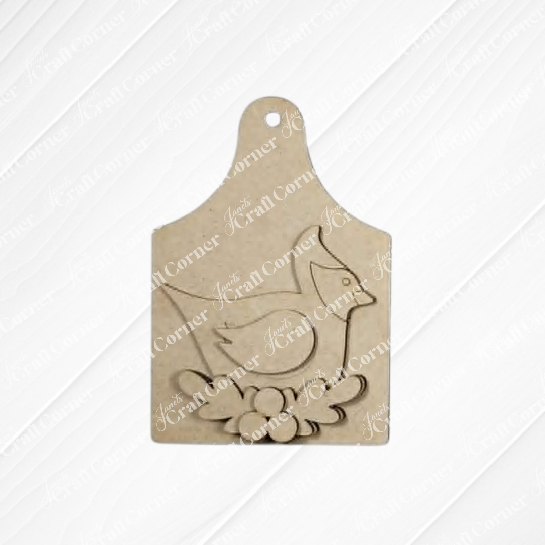 Cardinal Decor Set - DIY home decor craft kit - Choice of 4