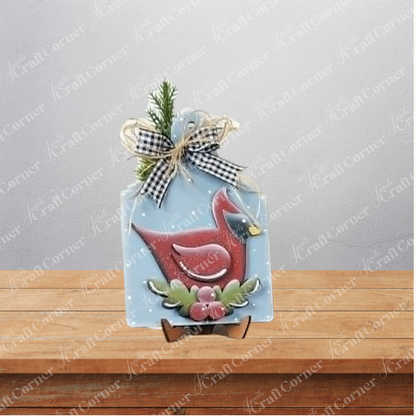 Cardinal Decor Set - DIY home decor craft kit - Choice of 4