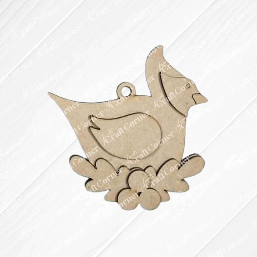 Cardinal Ornaments - DIY holiday craft kit - Choice of 3