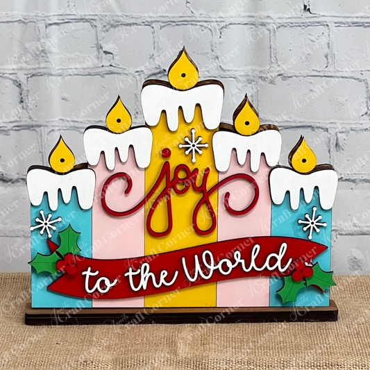 July 2026 - Joy to the World Light Up Shelf Sitter - Crafted by You! Repurchase