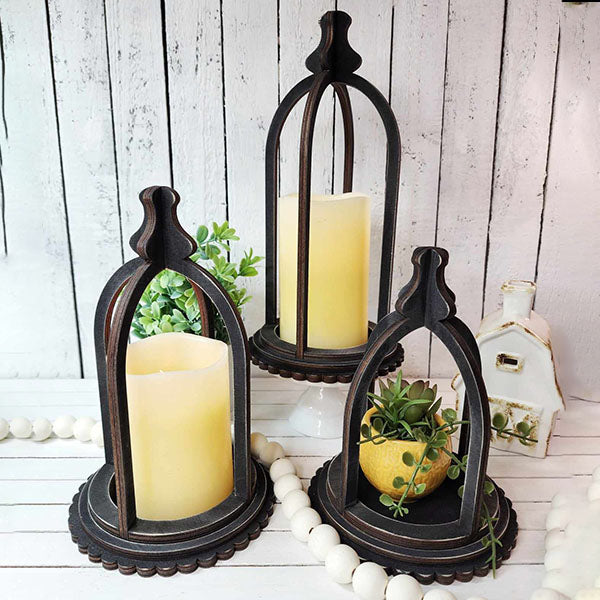Cloche Candle Holders
