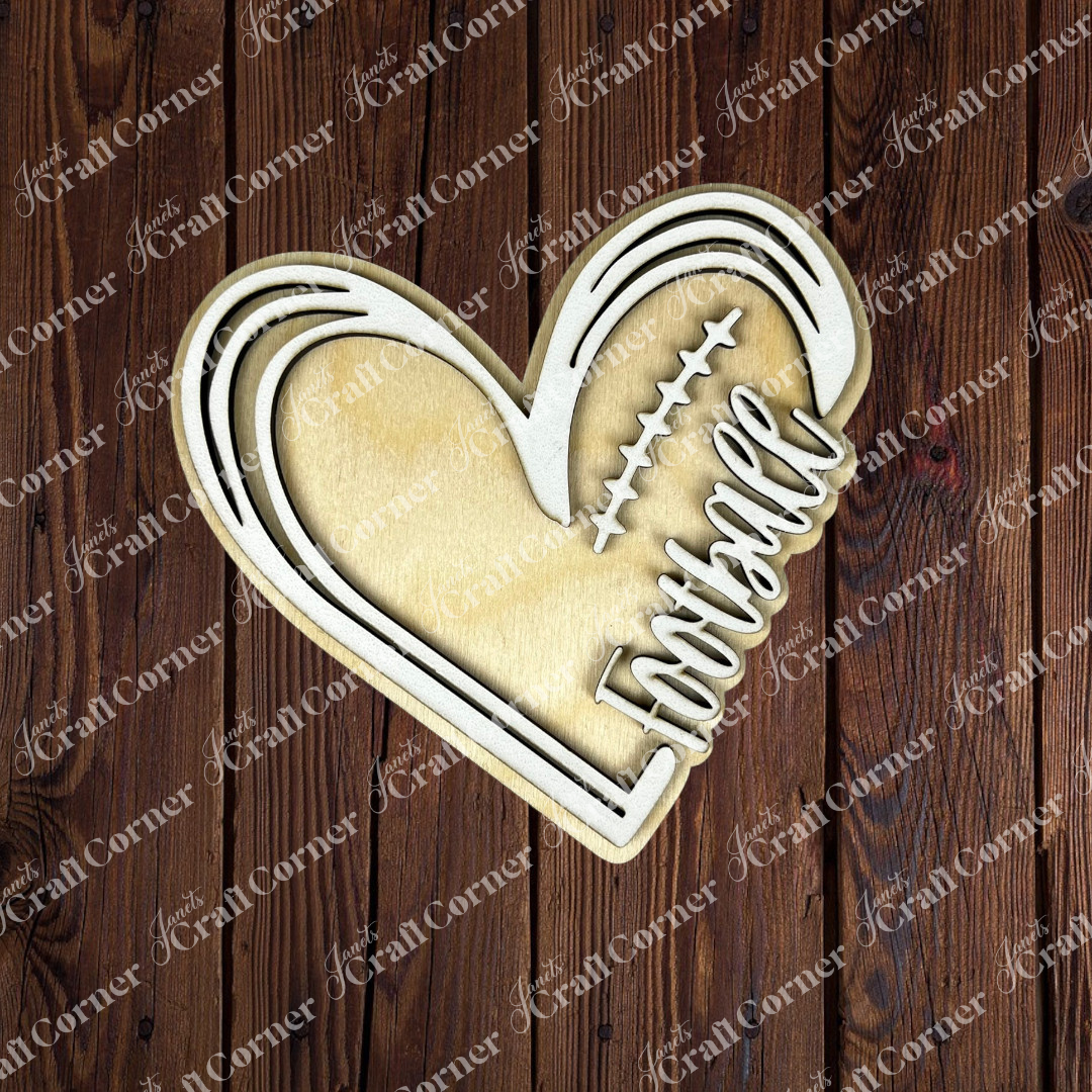 Football Decor Set - DIY craft kit - Choice of 5